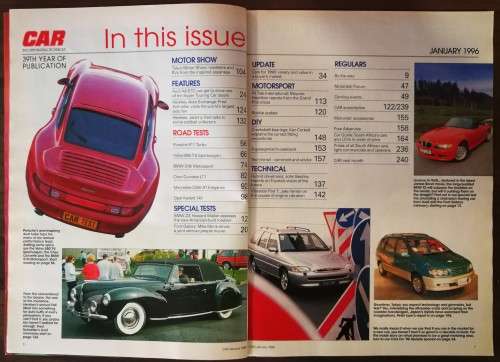 CAR Magazine South Africa January 1996