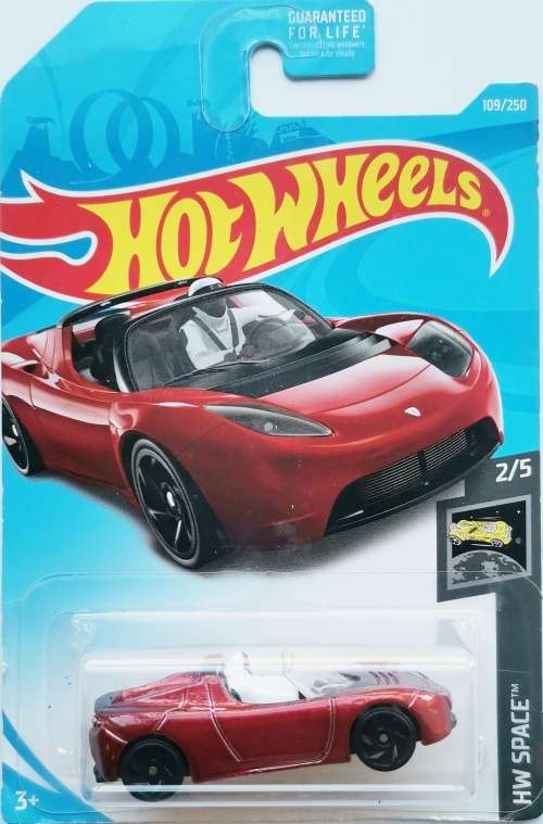 Hot Wheels Tesla Roadster with Starman