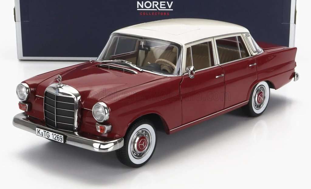 Mercedes-Benz 200 (W110) - Red/White - (Norev 1/18)