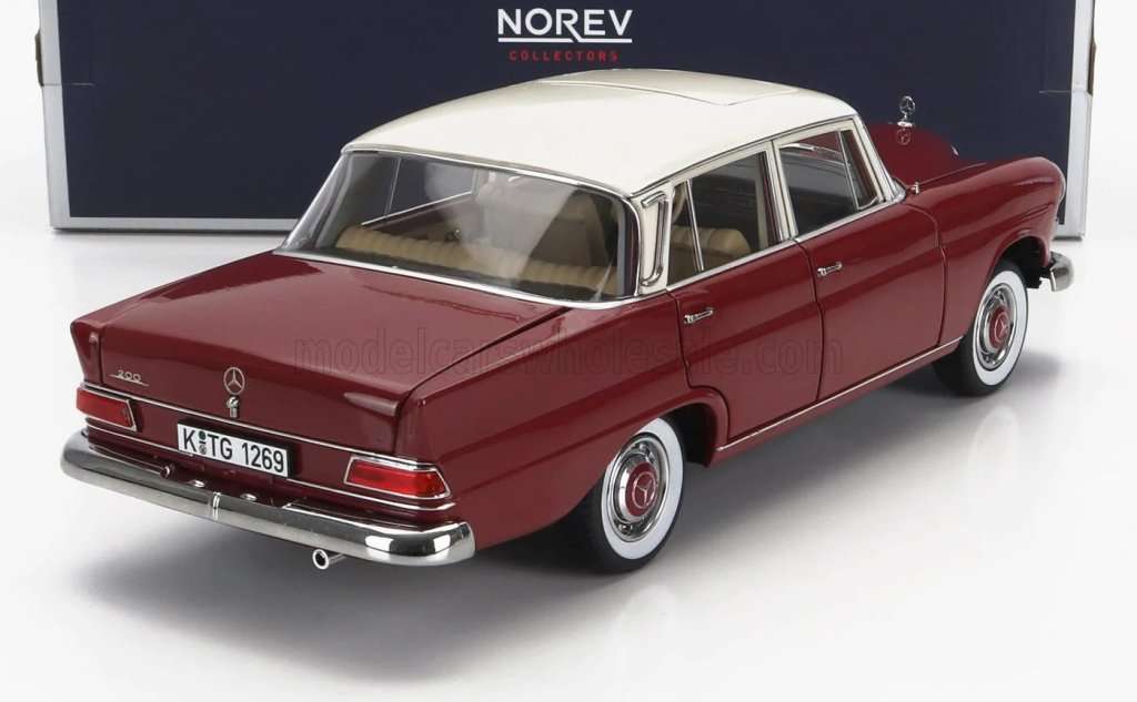 Mercedes-Benz 200 (W110) - Red/White - (Norev 1/18)
