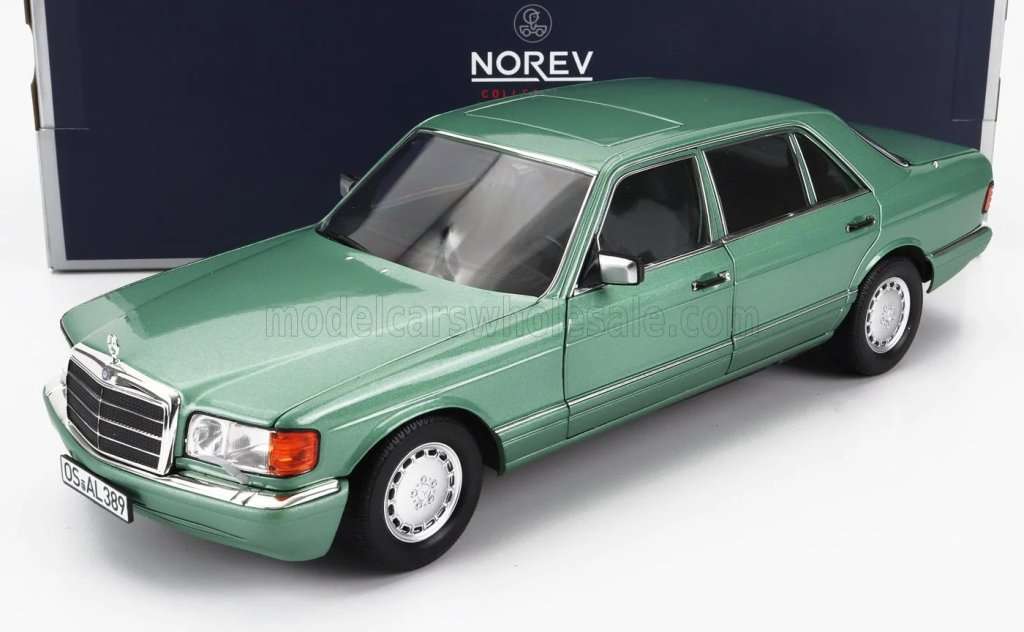 Mercedes-Benz 560 SEL (W126) - Light Green - (Norev 1/18)