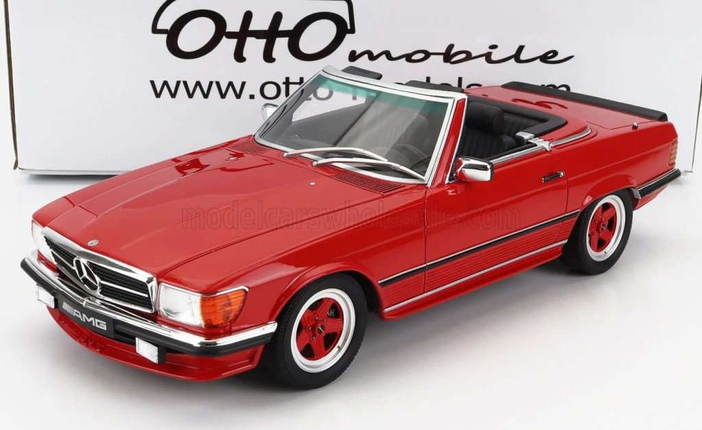 Mercedes-Benz SL500 AMG (R107) - Red - (Ottomobile 1/18)