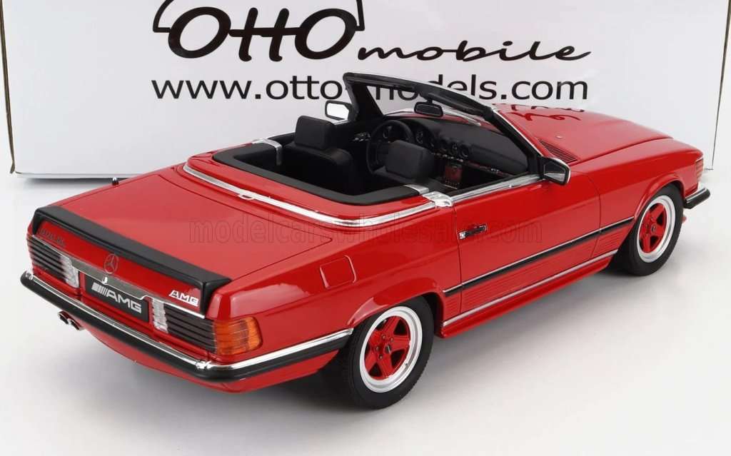 Mercedes-Benz SL500 AMG (R107) - Red - (Ottomobile 1/18)