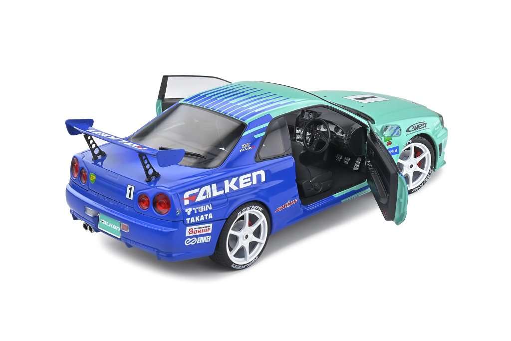 Nissan Skyline GT-R (R34) - JGTC 2001 - Falken - (Solido 1/18)
