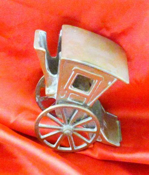 Brass Ornament Hansom Cab 75mm tall