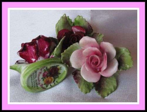 3x Royal Albert  "Old Country Roses" Flower Placeholders!  Beautiful!