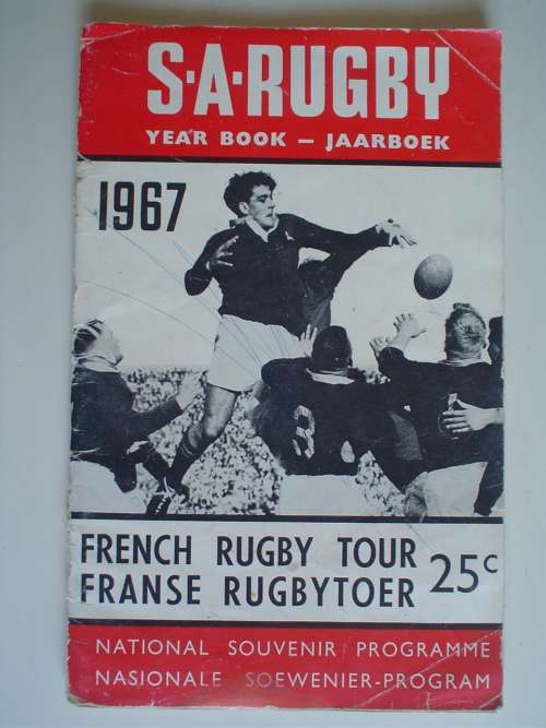 1967  SA Rugby year book / Jaarboek - Franse Rugbytoer / French Rugby Tour