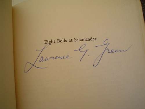SIGNED: Lawrence Green - EIGHT BELLS AT SALAMANDER.  Unwritten Stories of Ships and Men in SA