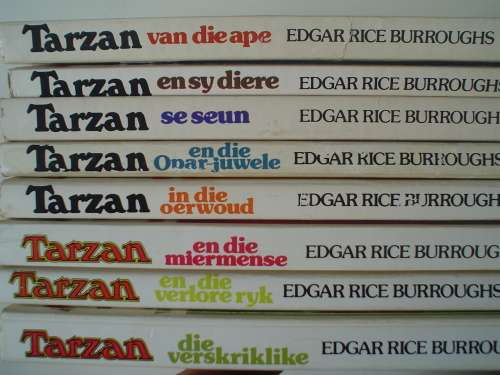 8 x Tarzan boeke in baie mooi toestand