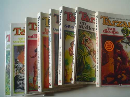 8 x Tarzan boeke in baie mooi toestand