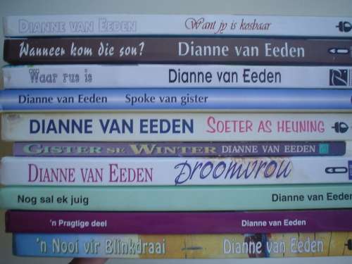 10 x Dianne van Eeden boeke