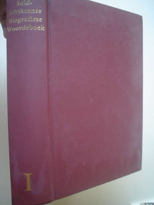 Suid-Afrikaanse Biografiese Woordeboek, Deel 1