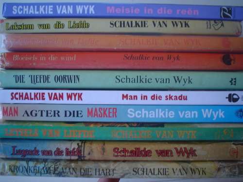 10 x Schalkie van Wyk boeke
