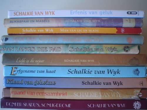 10 x Schalkie van Wyk boeke