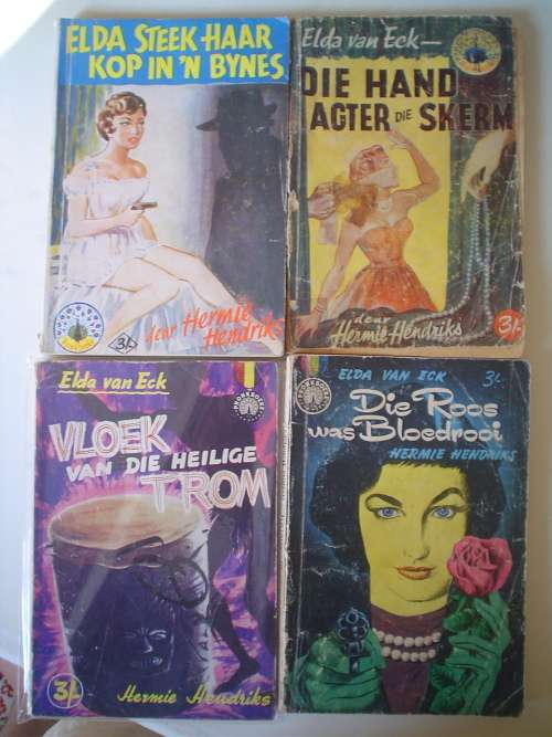 4 x Elda van Eck boeke - Hendriks - pronkboek