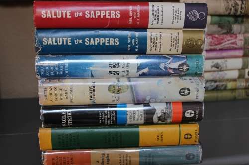 7 volumes South African Forces in World War 2 - Orpen, Brown