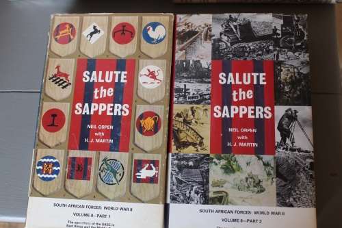 7 volumes South African Forces in World War 2 - Orpen, Brown