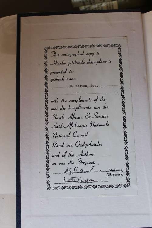 7 volumes South African Forces in World War 2 - Orpen, Brown