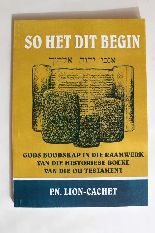 So het dit begin  - E N Lion-Cachet