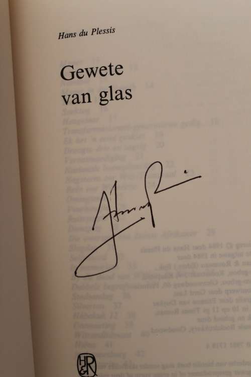 GETEKEN: Gewete van glas - Hans du Plessis