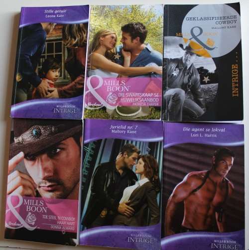 6 x Afrikaanse Mills & Boon