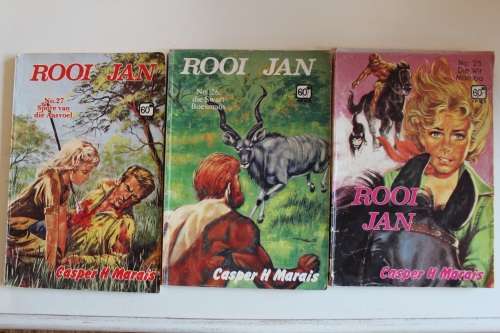 3 x Rooi Jan boeke