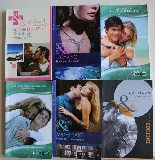 6 x Afrikaanse Mills & Boon