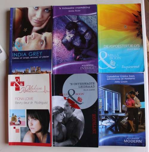 6 x Afrikaanse Mills & Boon