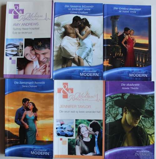 6 x Afrikaanse Mills & Boon