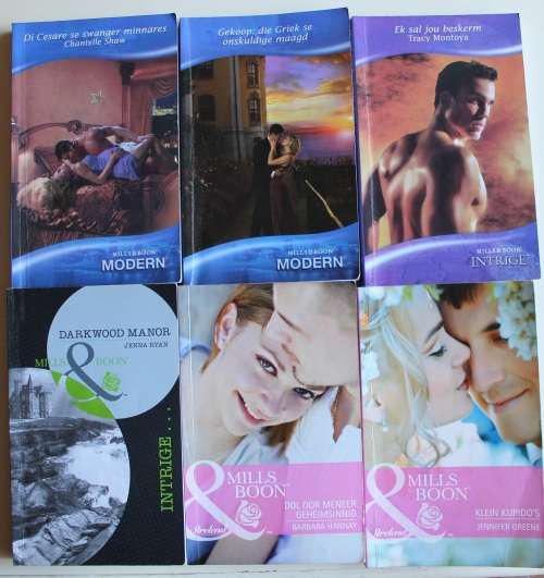 6 x Afrikaanse Mills & Boon