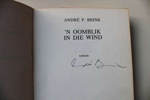 GETEKEN: 'n Oomblik in die wind - Andre P Brink