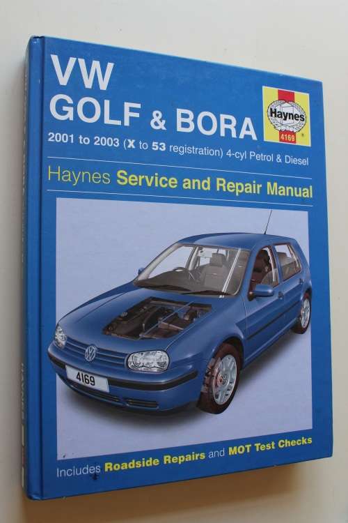 Haynes VW Volkswagen Golf & Bora (2001 to 2003) Repair Manual