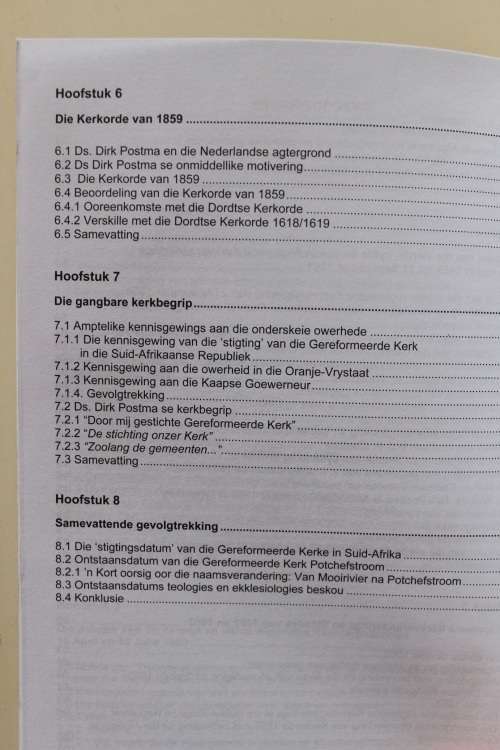 Ontstaan van die eerste Gereformeerde kerke in die Suid-Afrikaanse Republiek 1859-61
