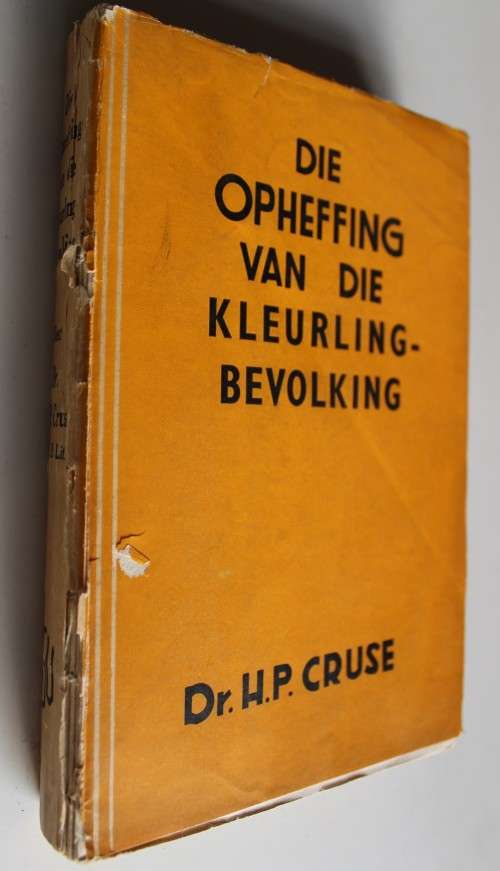 Die opheffing van die Kleurling bevolking - Cruse