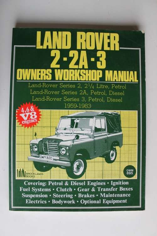 Land Rover Landrover owners workshop manual