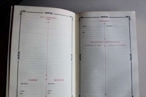 DIE AFRIKAANSE FAMILIEBYBEL - uitgegee in 1953  - BYBEL