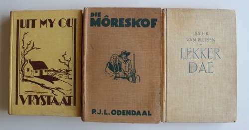 3 x Africana boeke goeie tweedehandse toestand