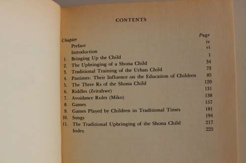 Growing up in Shona society - Gelfand