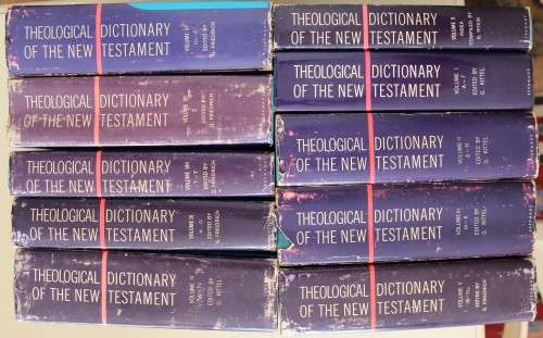 Theological dictionary of the New Testament volumes 1 to 10