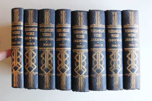 Versamelde werke JHH de Waal x 8 volumes volledig