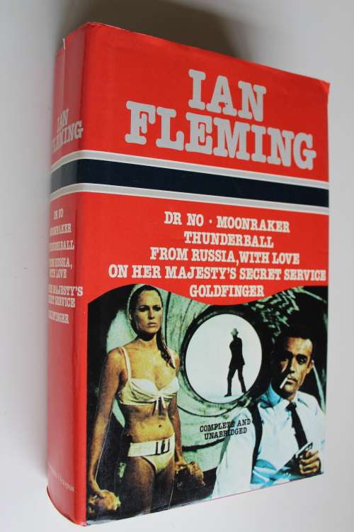 Ian Fleming omnibus - Dr NO. Moonraker, Thunderball, Russia with love. OHMSS, Goldfinger