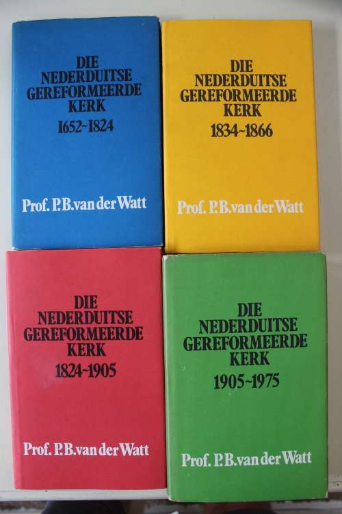 4 volumes - Die Nederduitse Gereformeerde Kerk -  Prof. P.B. van der Watt
