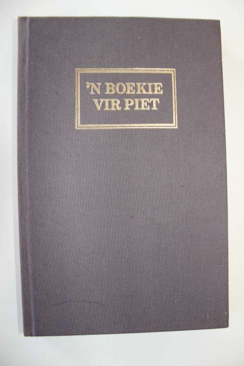 GETEKEN:   'n Boekie vir Piet  - Cillie