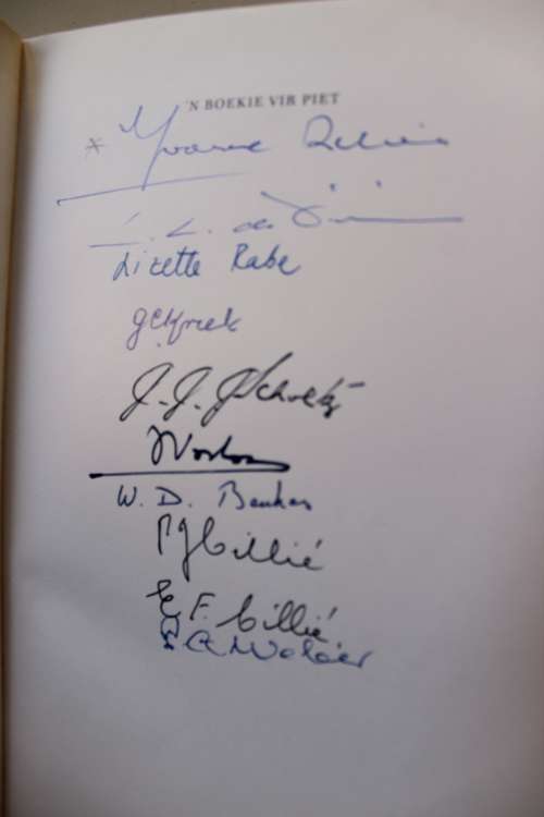 GETEKEN:   'n Boekie vir Piet  - Cillie