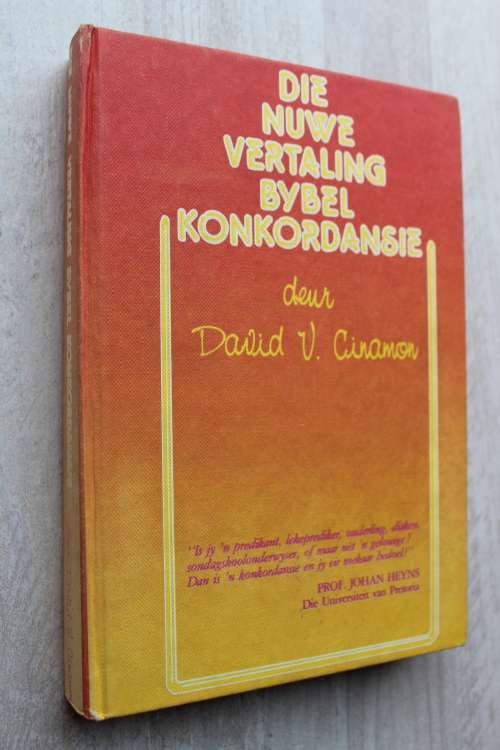 Die Nuwe Vertaling Bybel Konkordansie - Cinamon