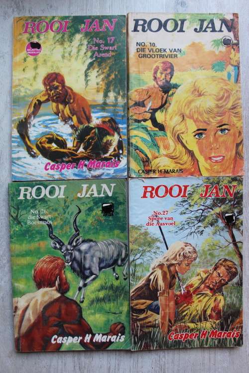 4 x Rooi Jan titels  - Casper Marais