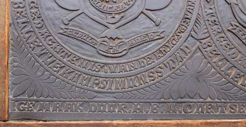 H.B.M. Coetsee carved slate Anglo-Boer War / Anglo-Boereoorlog griffie