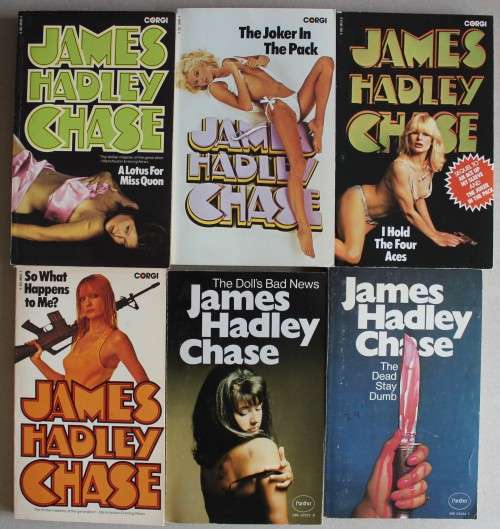 22 x James Hadley Chase paperbacks in very good condition