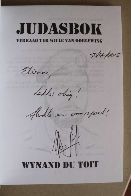 GETEKEN: Judasbok , verraad ter wille van oorlewing - Wynand du Toit