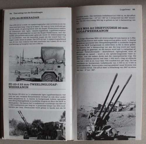 KRYGSTUIG VAN SUID-AFRIKA Kort gids oor krygstuig van SA Leër, Vloot and Lugmag / Heitman